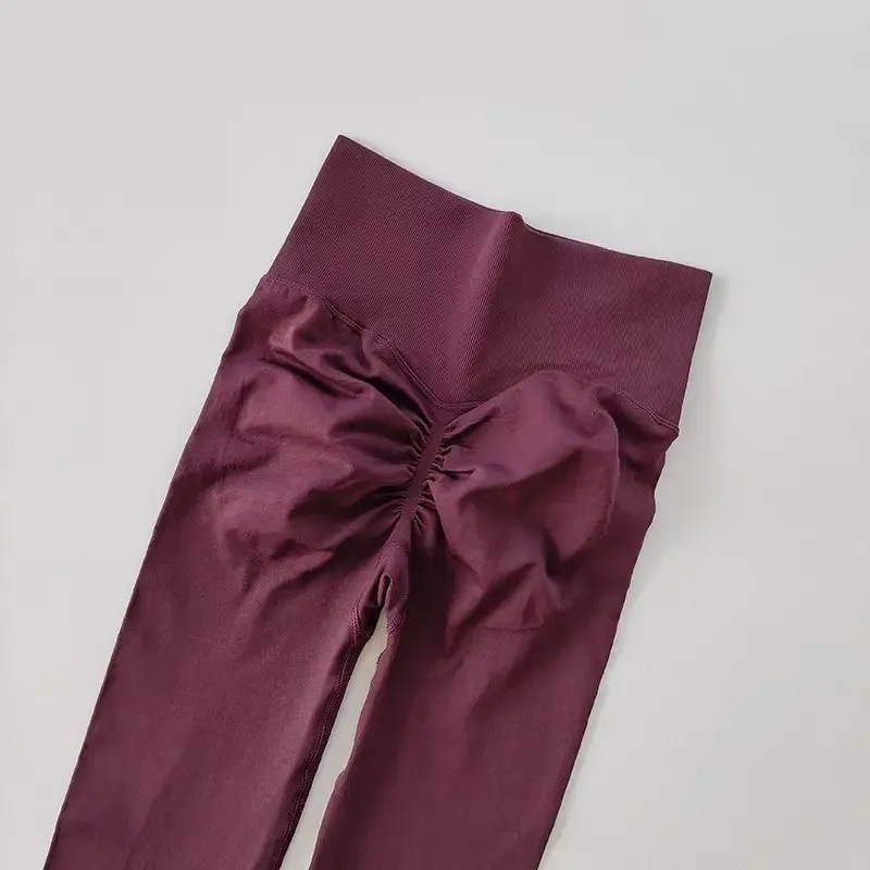 Leggings de yoga taille haute sans couture à effet push-up pour femme 25