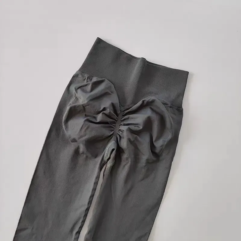 Leggings de yoga taille haute sans couture à effet push-up pour femme 21