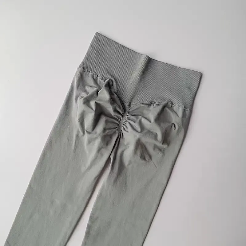 Leggings de yoga taille haute sans couture à effet push-up pour femme 22