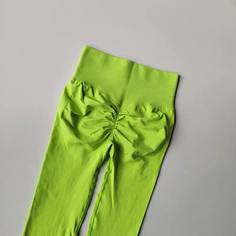 Leggings de yoga taille haute sans couture à effet push-up pour femme 13