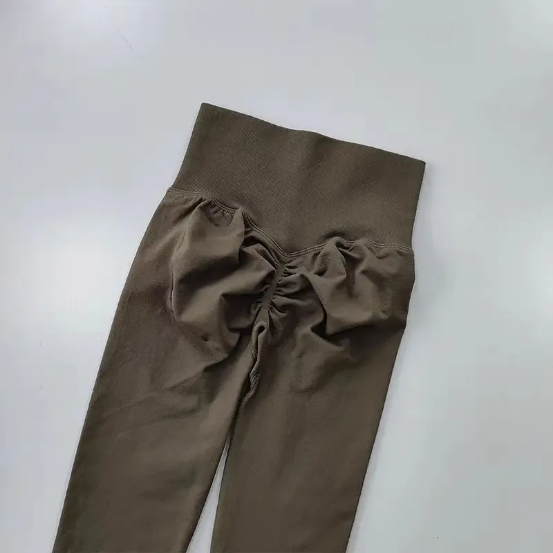 Leggings de yoga taille haute sans couture à effet push-up pour femme 10
