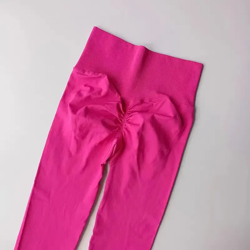 Leggings de yoga taille haute sans couture à effet push-up pour femme 7