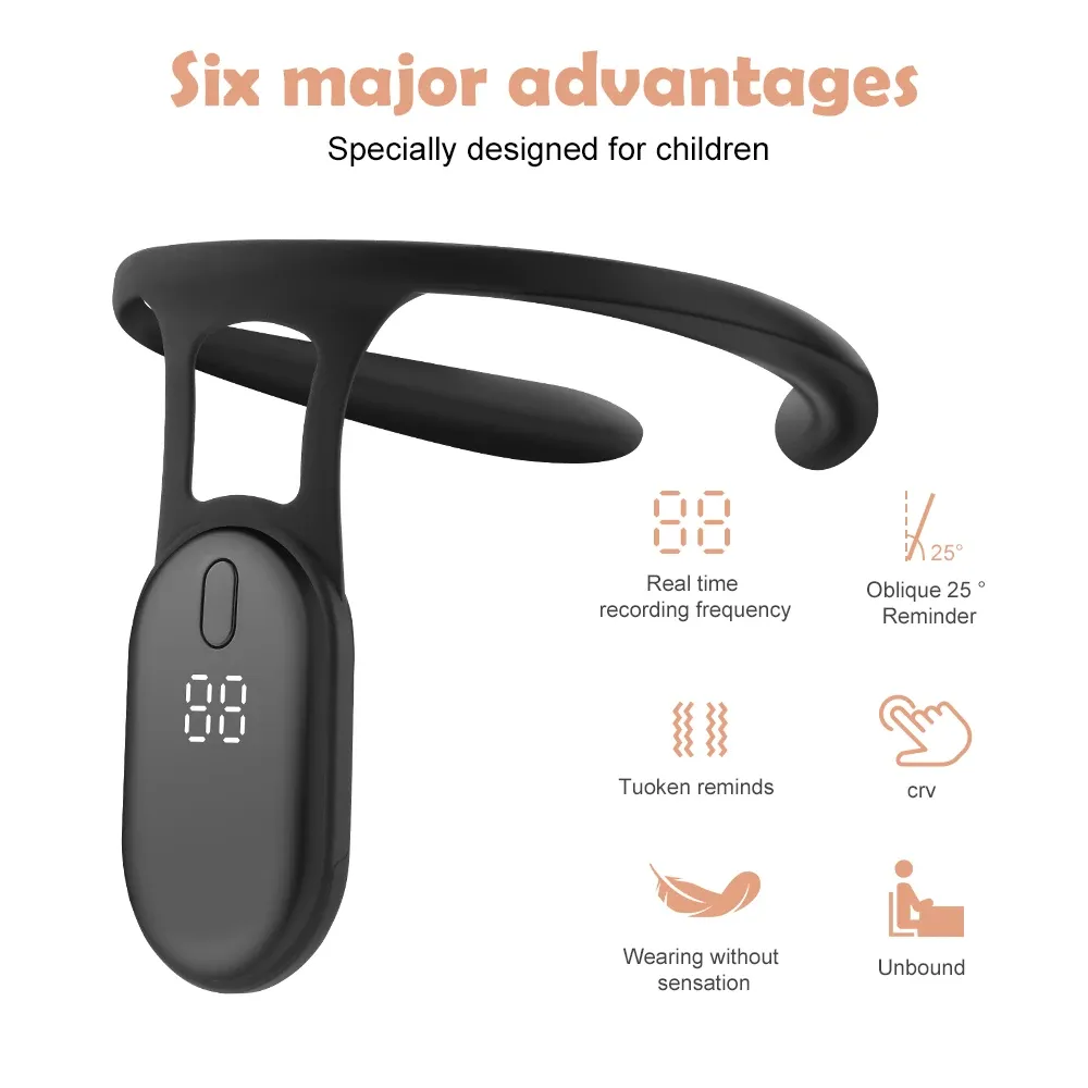 Correcteur de posture intelligent à vibration pour adultes et enfants 8