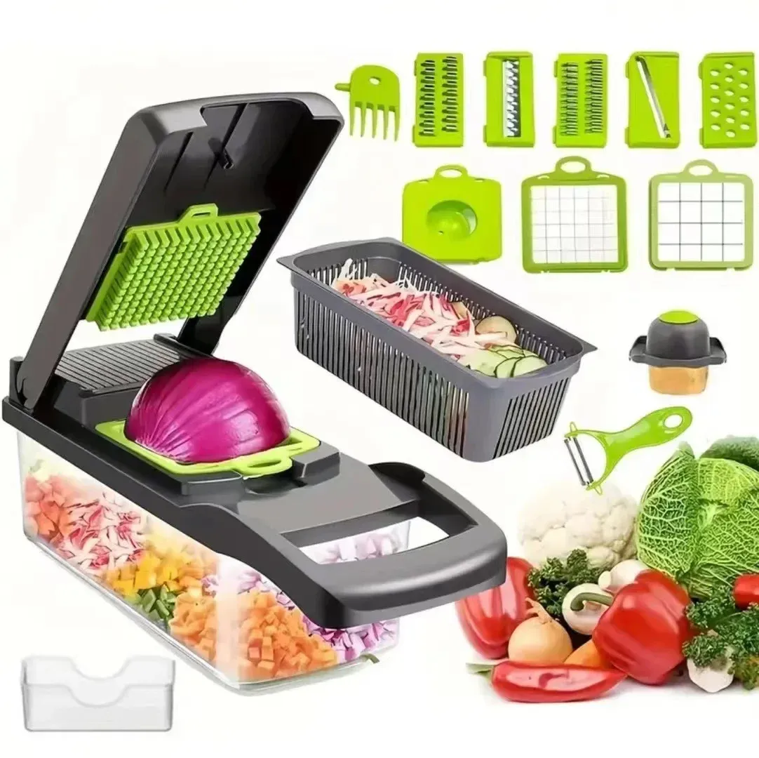 Hachoir à légumes compact en situation de cuisine