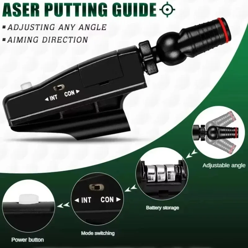 Correcteur de posture laser pour golf, outil d'alignement d'entraînement en intérieur pour une meilleure stabilité du swing 3