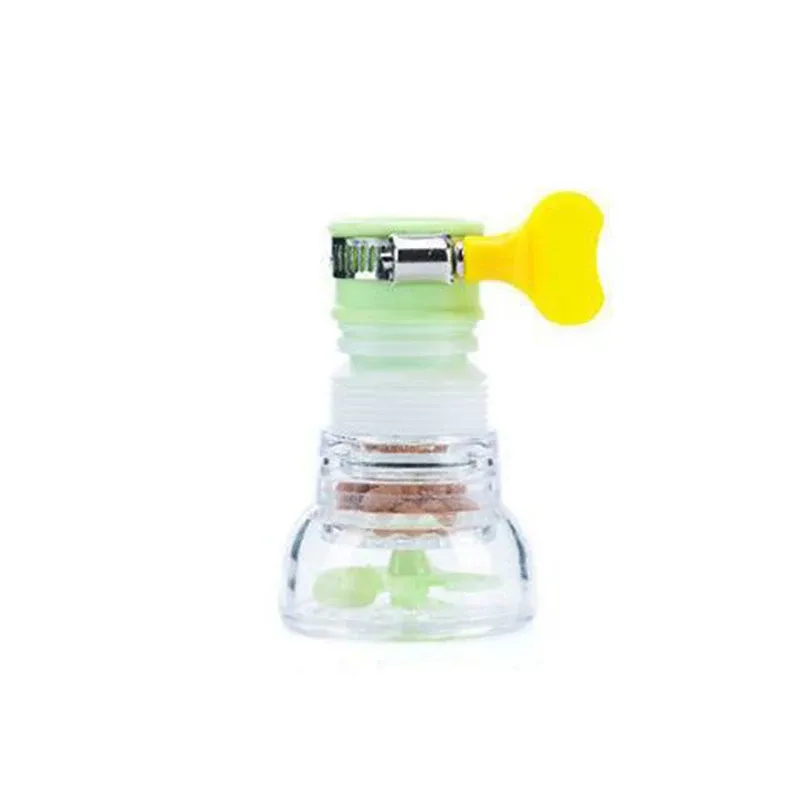 Tête de robinet rotative extensible avec filtre anti-éclaboussures et buse de pulvérisation, pour économie d'eau en cuisine 9