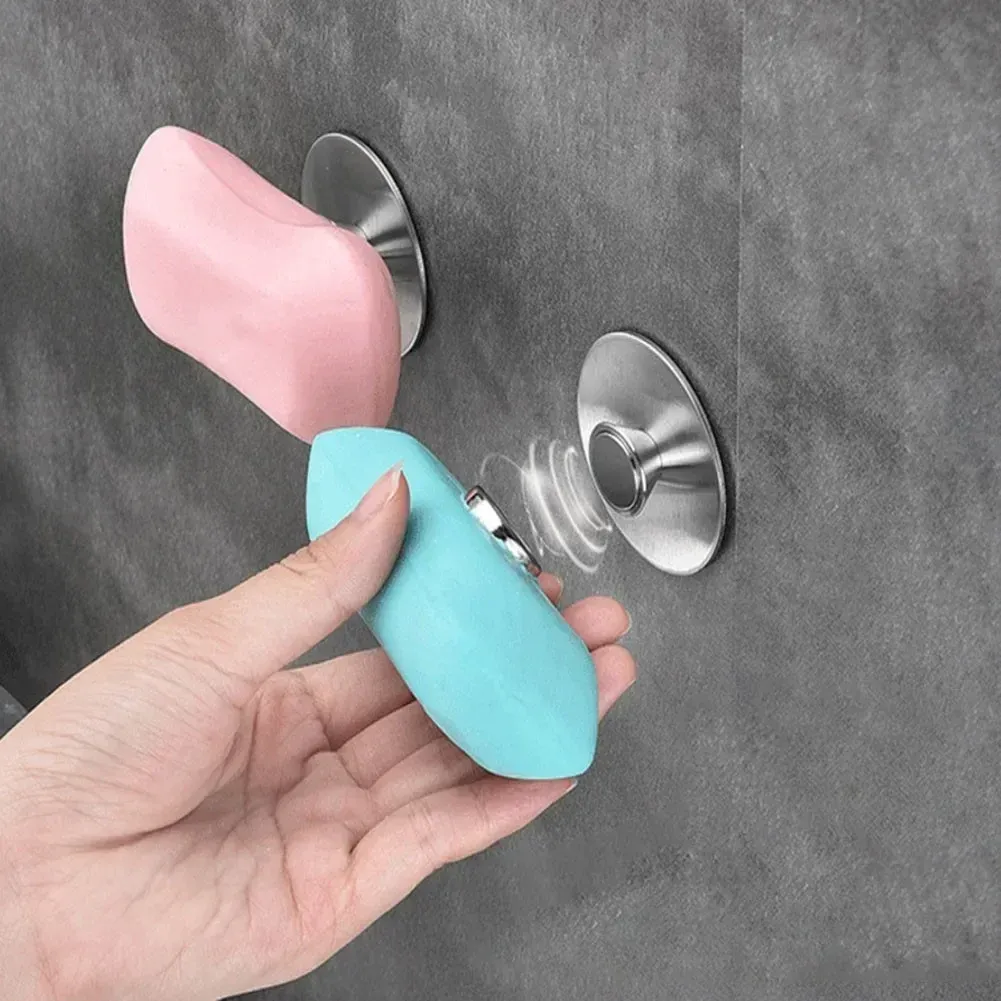 Porte-savon magnétique en acier inoxydable, vue d'ensemble