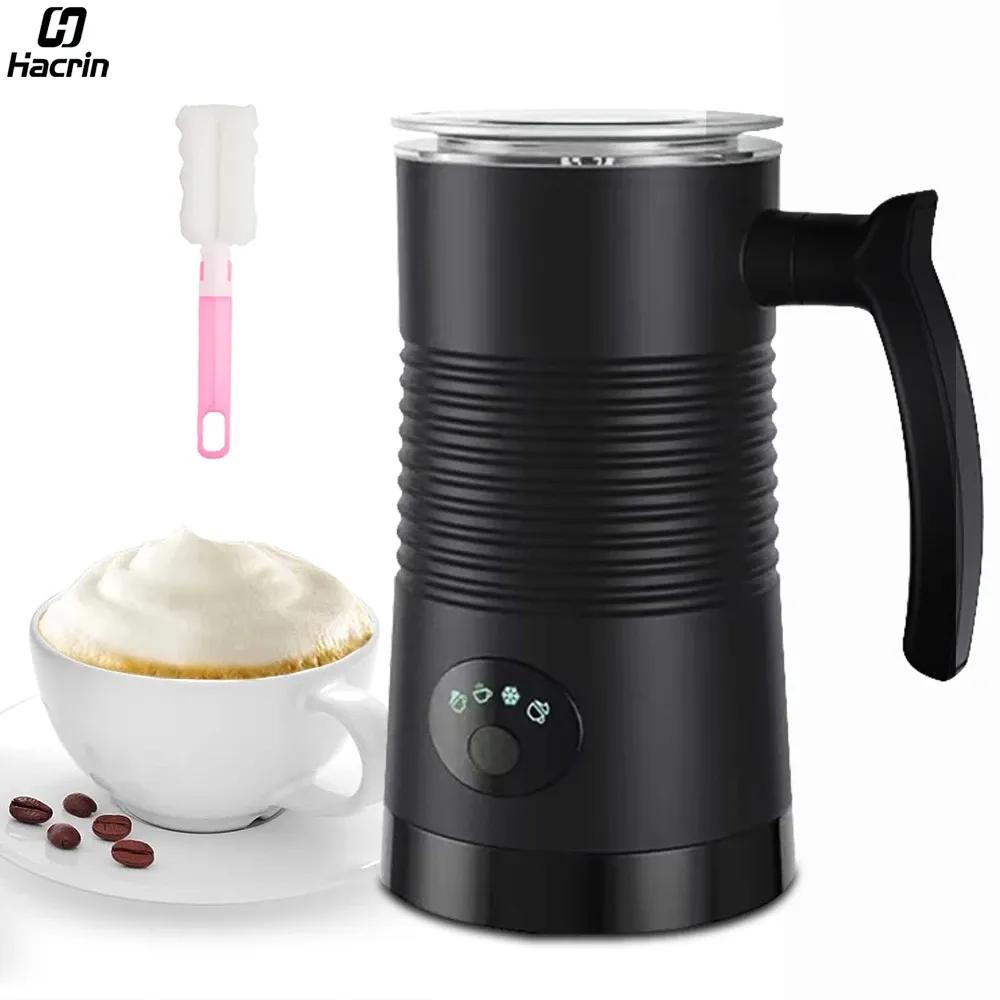 Mousseur à lait électrique automatique 4 en 1 – Chaud et froid – Pour café, cappuccino et latte - Image 1