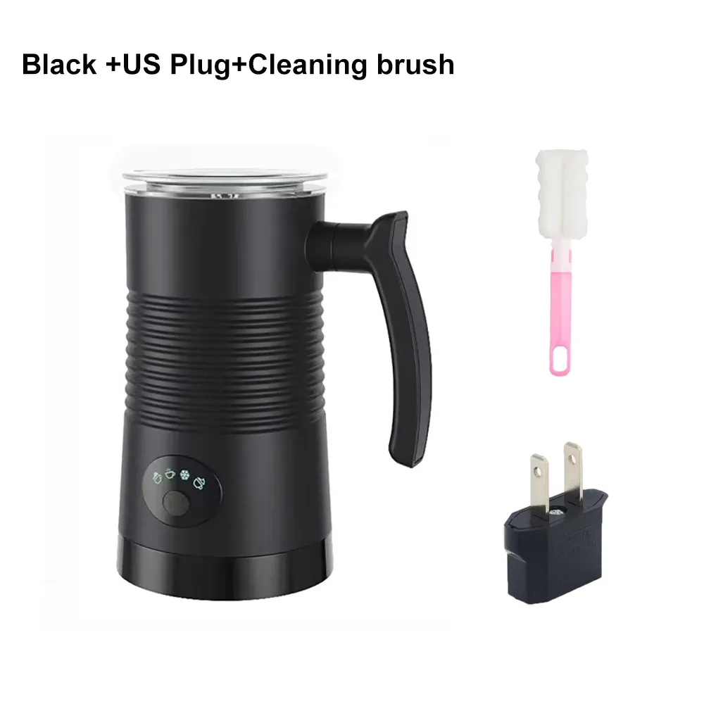 Mousseur à lait électrique automatique 4 en 1 – Chaud et froid – Pour café, cappuccino et latte 8