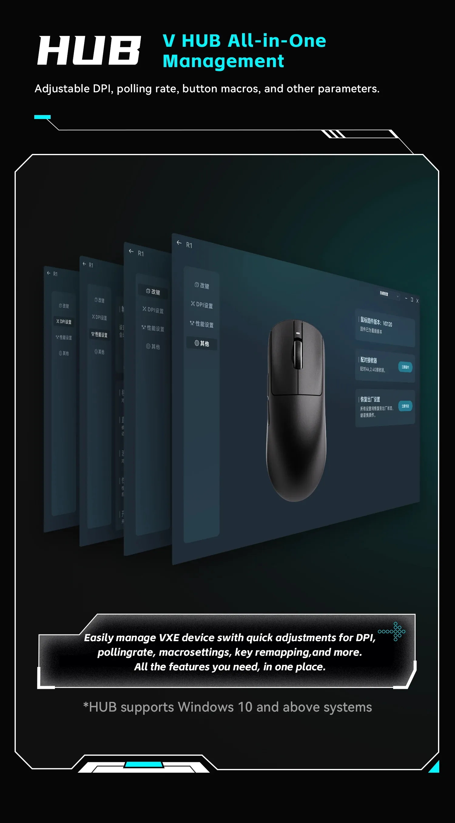 Souris VXE Dragonfly R1, expérience de jeu