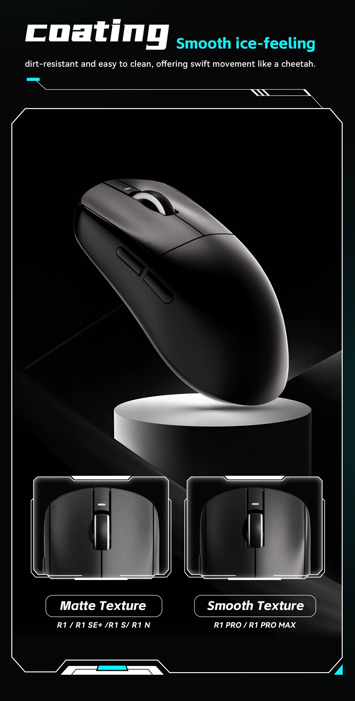 Souris VXE Dragonfly R1, sensation en main