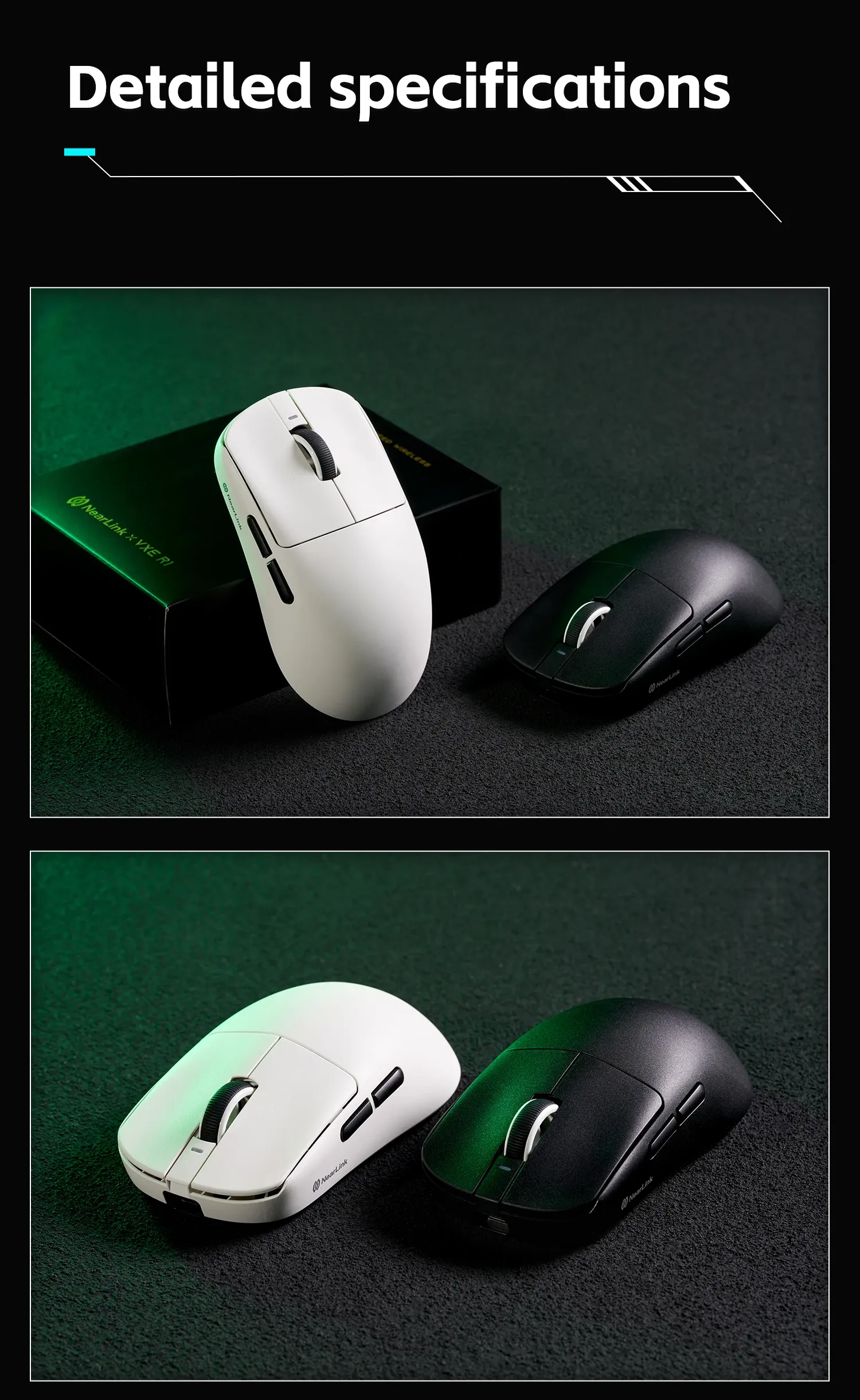 Souris VXE Dragonfly R1, vue finale