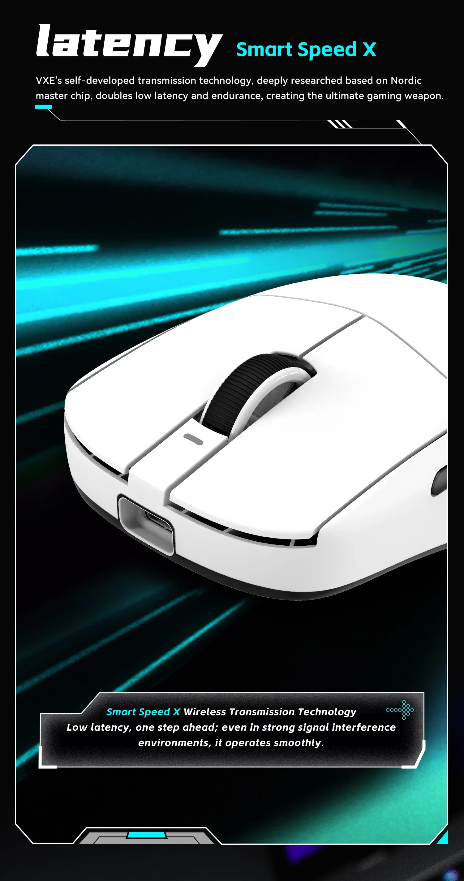 Souris VXE Dragonfly R1, confort en jeu