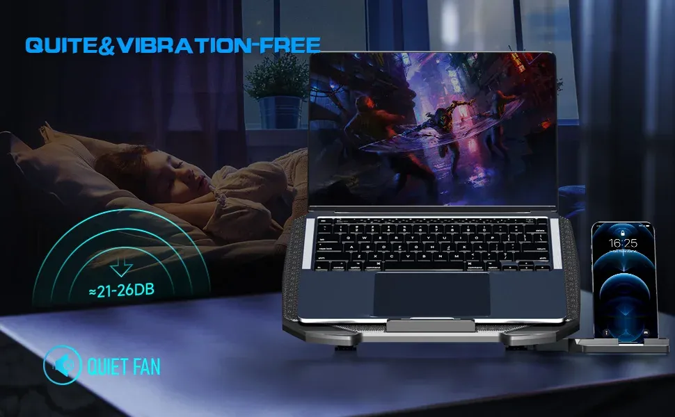 Support COOLCOLD en situation sur un bureau