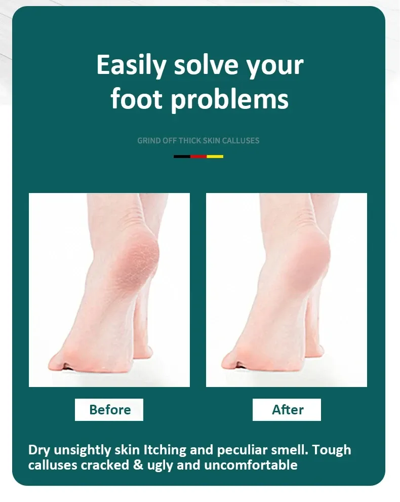 Râpe à pieds en situation d'utilisation