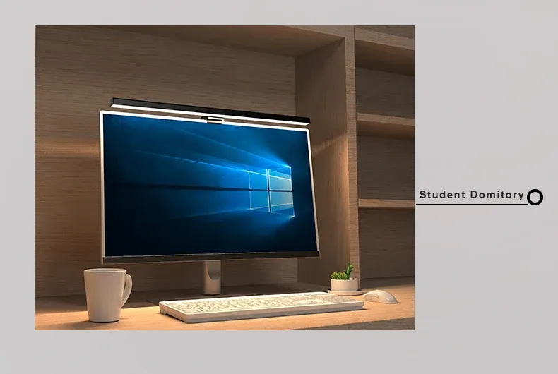 Éclairage de bureau en contexte