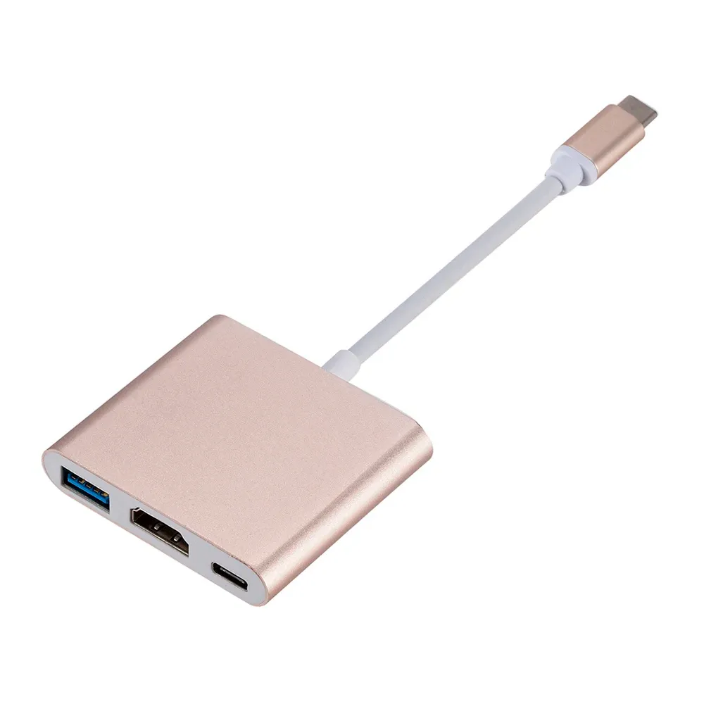 Câble adaptateur Thunderbolt 3 vers HDMI 4K, 1080P, USB-C vers HDMI, USB 3.0 9