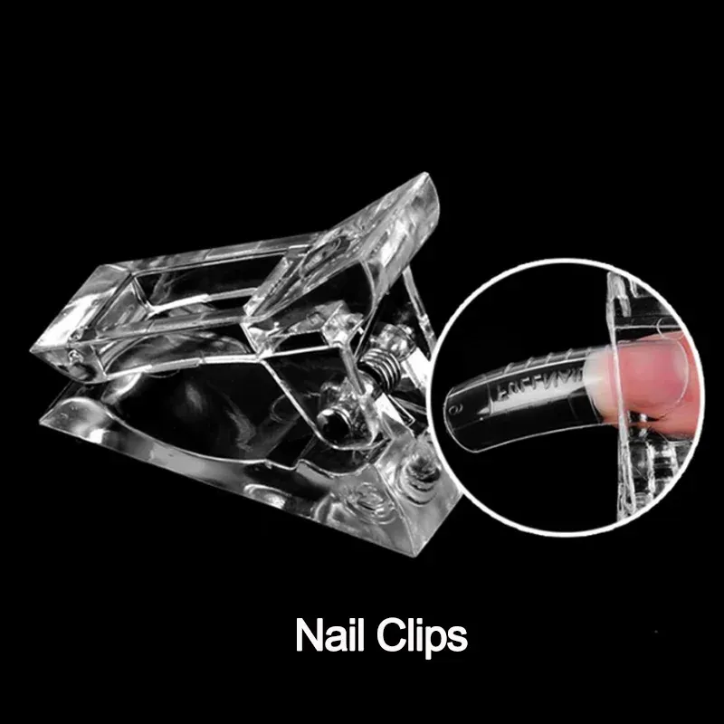 Embouts d'ongles complets en acrylique, 100 pièces par boîte, kit de manucure avec faux ongles pour gel UV et vernis, outils de nail art pour bricolage 6