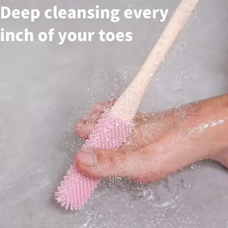 Détail de la brosse de lavage des pieds