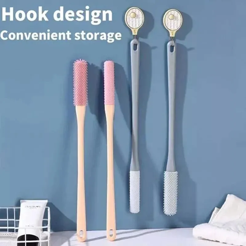 Brosse de nettoyage des orteils en usage