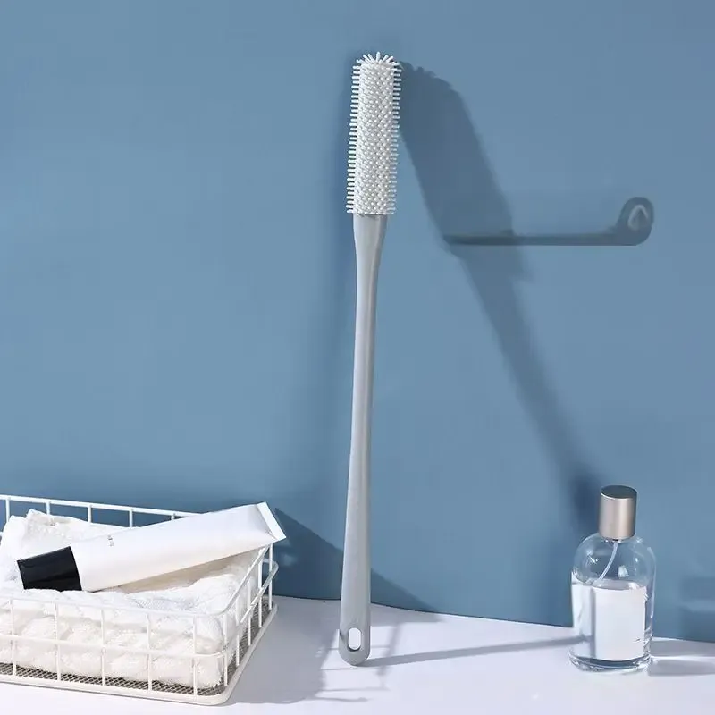 Brosse de Lavage des Pieds en Silicone à Long Manche, Ultra-Douce, pour la Douche 10