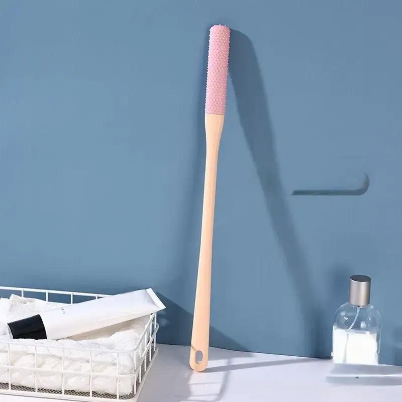 Brosse de Lavage des Pieds en Silicone à Long Manche, Ultra-Douce, pour la Douche 7