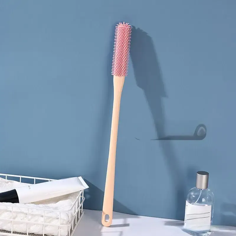 Brosse de Lavage des Pieds en Silicone à Long Manche, Ultra-Douce, pour la Douche 8