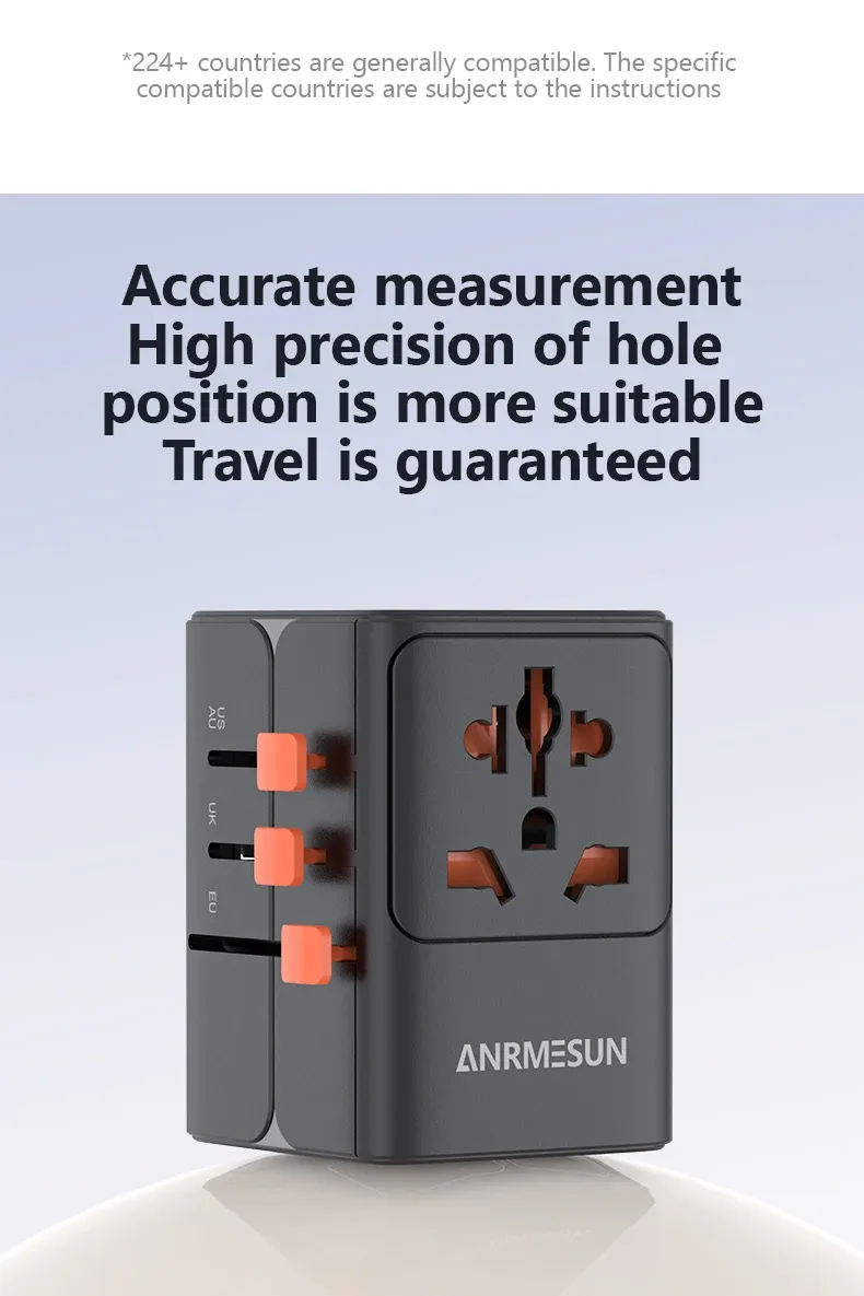 Adaptateur universel en situation d'utilisation