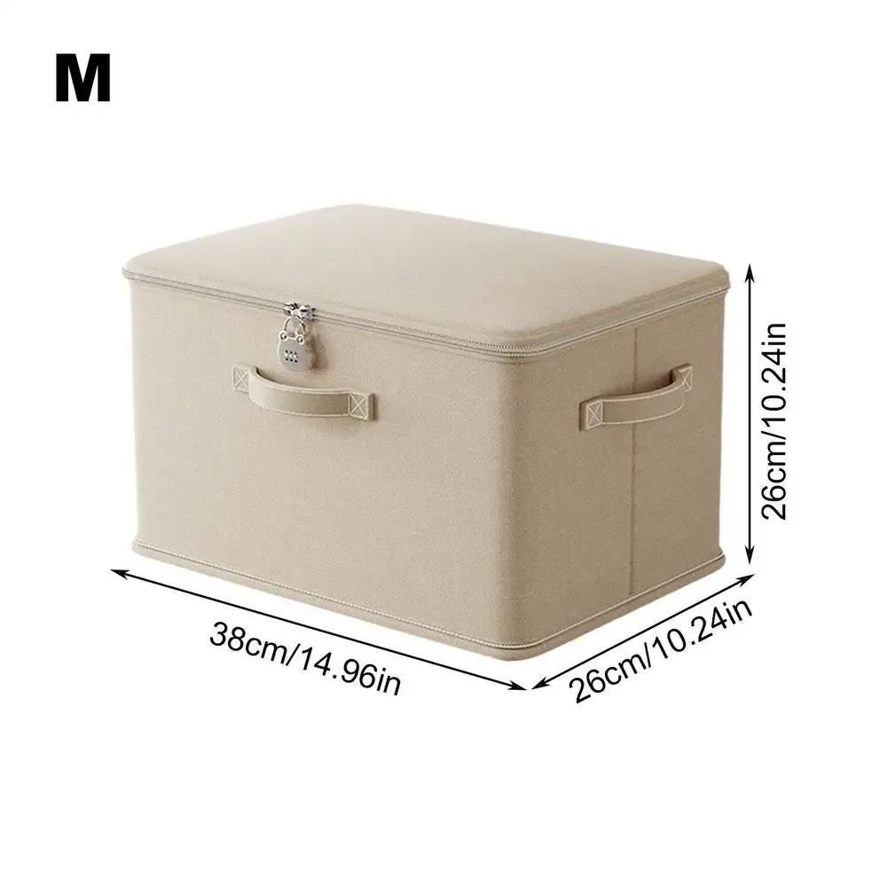 Boîte de rangement verrouillable, organisateur de vêtements en jean, pantalons, pulls, armoires de rangement, tiroirs, paniers d'étagère lavables pour couverture 7