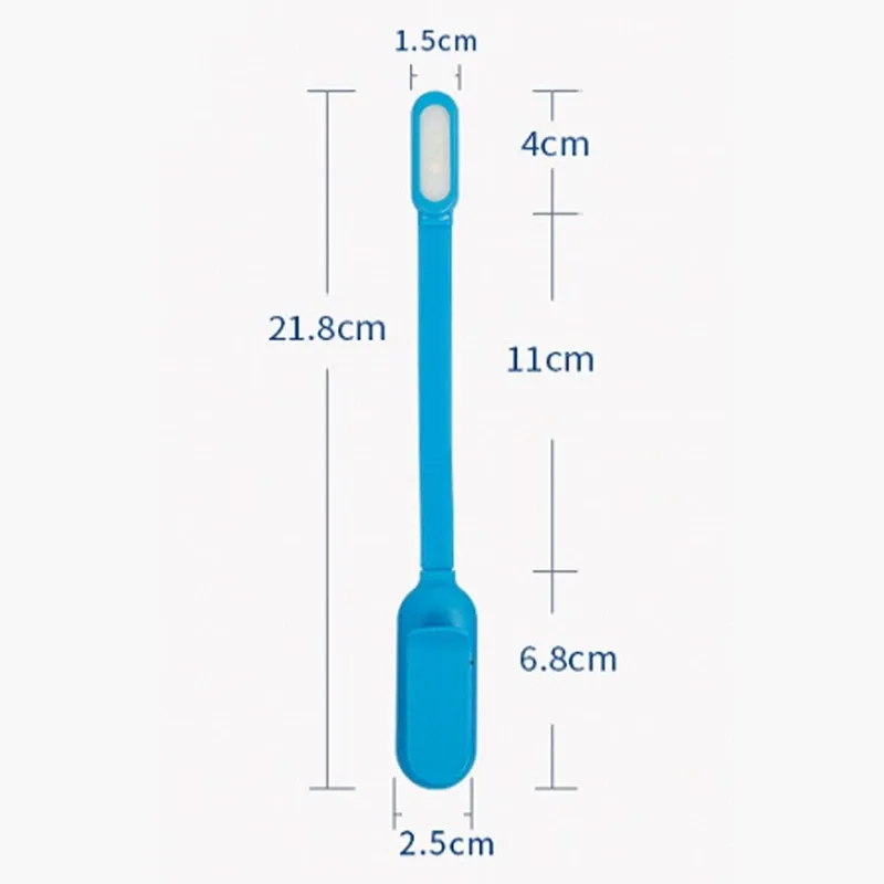 Lampe de lecture LED à pince, 3 niveaux de luminosité, rechargeable par USB, portable pour bureau et voyage 6