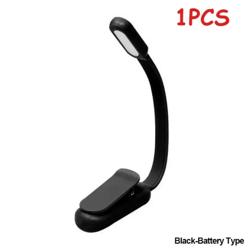 Lampe de lecture LED à pince, 3 niveaux de luminosité, rechargeable par USB, portable pour bureau et voyage 14