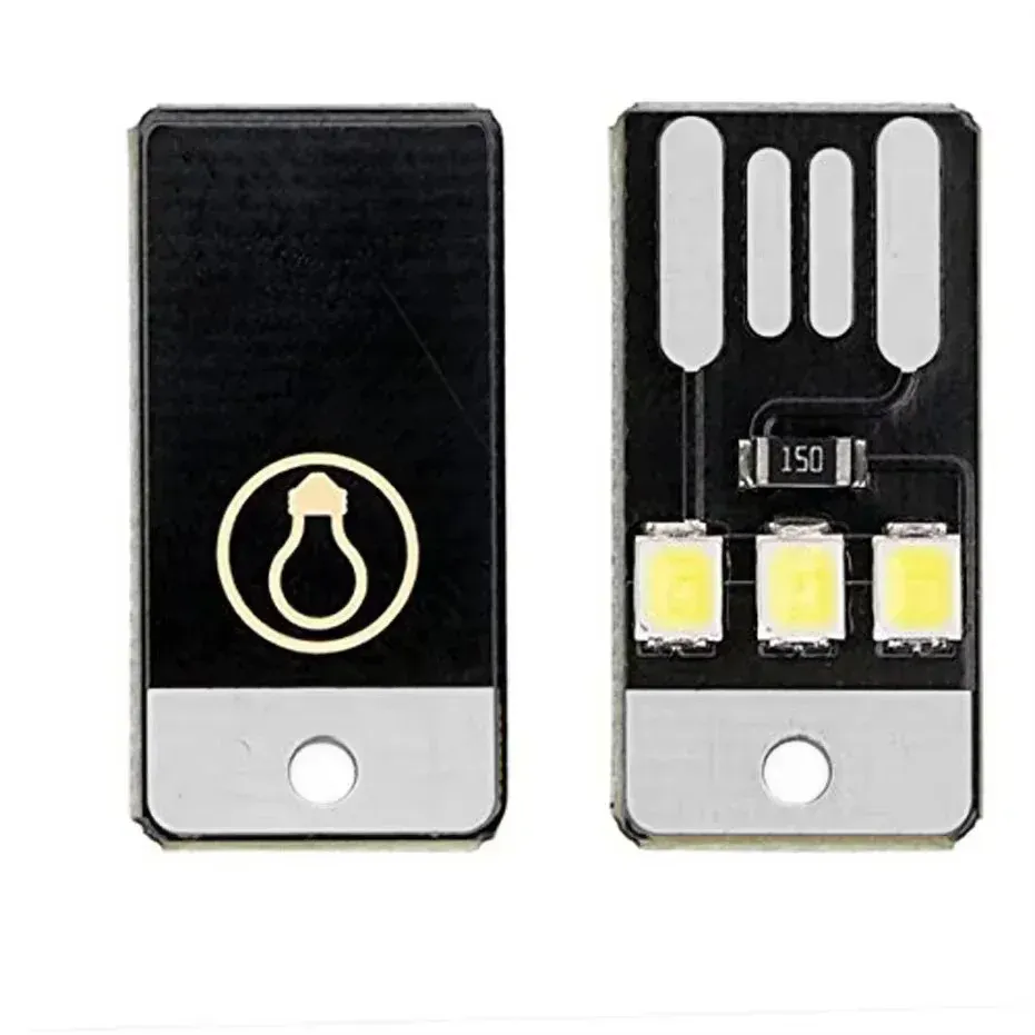 Lot de 20 lampes LED USB pour livre, mini éclairage nocturne 2835 SMD, 5 V, 0,2 W, à utiliser avec batterie externe ou ordinateur portable 2