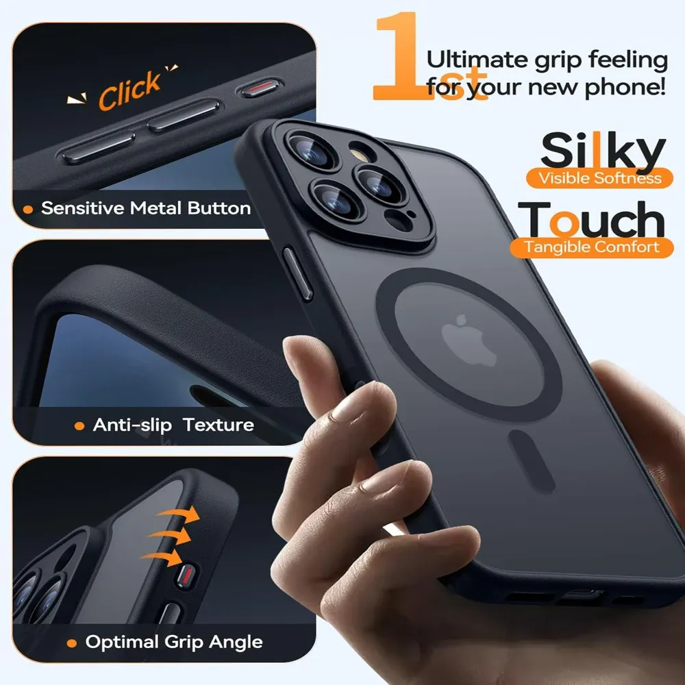 Coque magnétique vue sous plusieurs angles