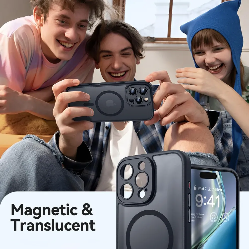 Coque translucide mate, finition détaillée