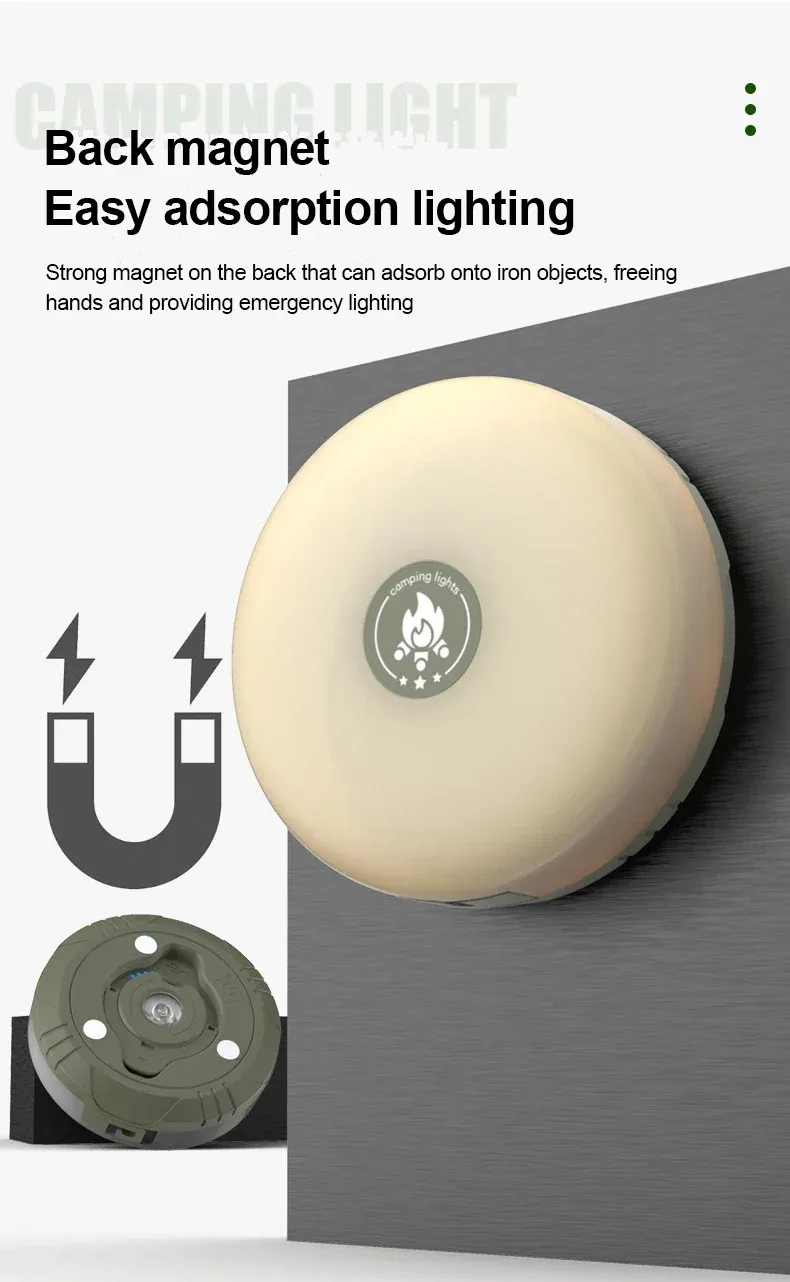 Lampe de camping LED suspendue en extérieur