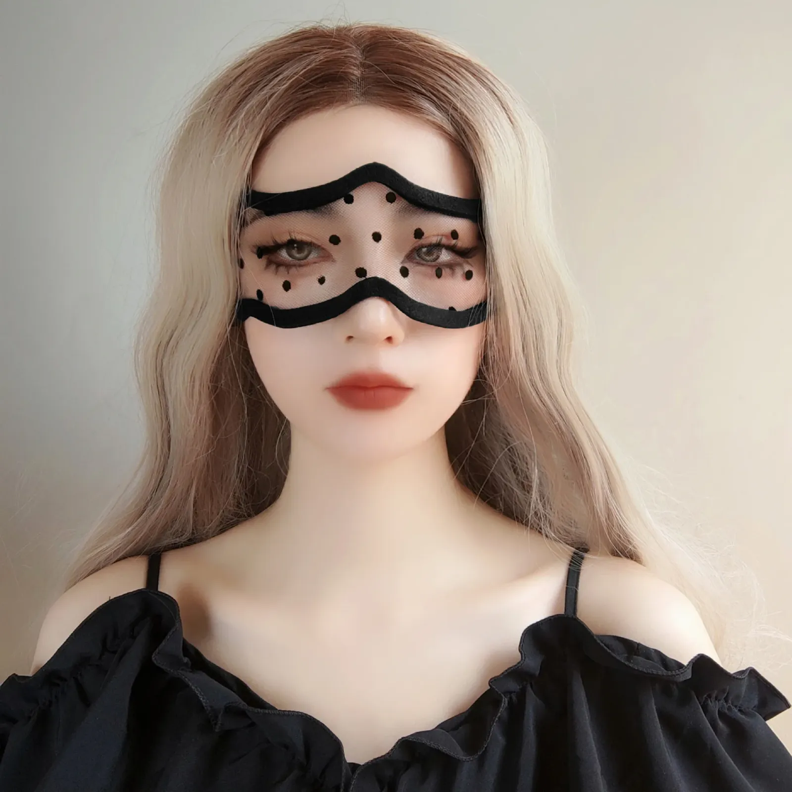 Masque facial pour les yeux, inspiration soirée