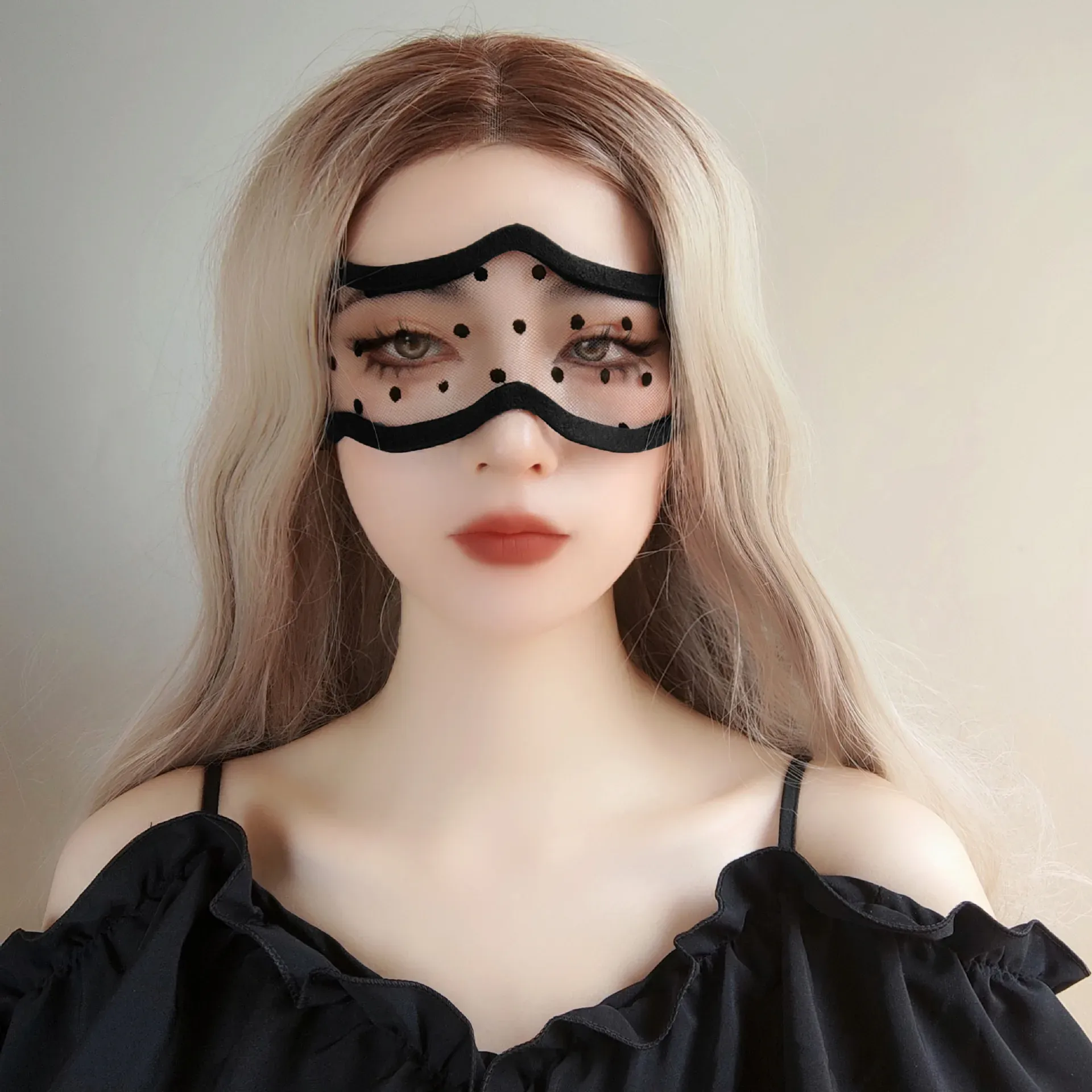 Masque sexy pour les yeux pour femme, réutilisable – Idéal pour cosplay, mascarade et Halloween 7