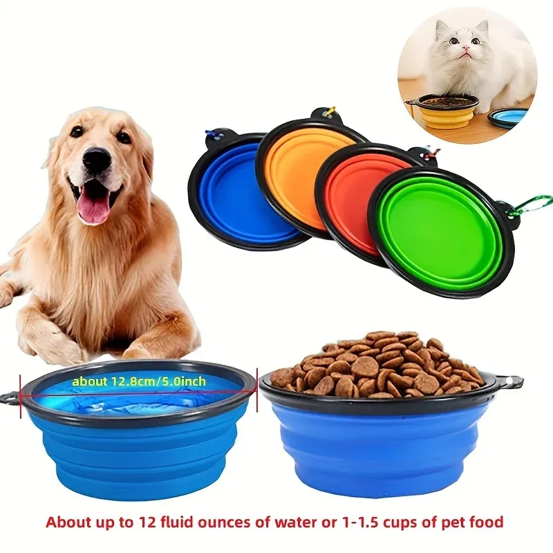 Détails de la gamelle pliable pour animaux