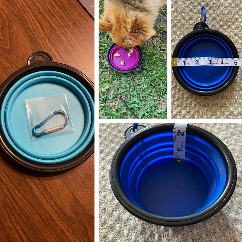 Gamelle de voyage pliable pour animaux
