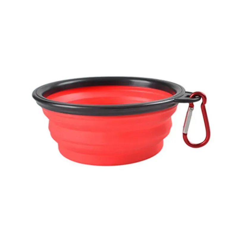 Gamelle portable pliable en silicone pour chien et chat, idéale pour voyage et extérieur 7