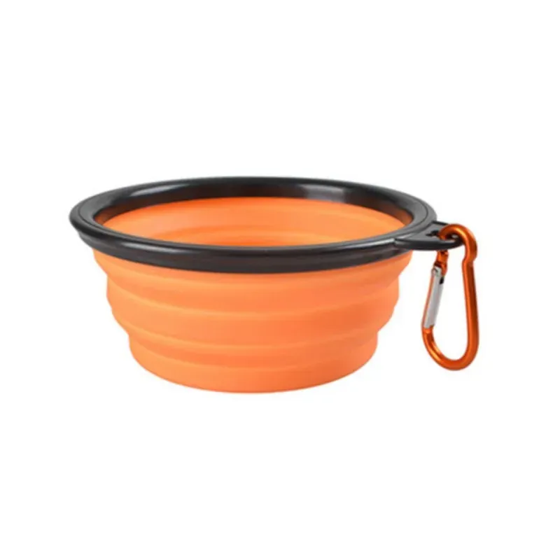 Gamelle portable pliable en silicone pour chien et chat, idéale pour voyage et extérieur 14