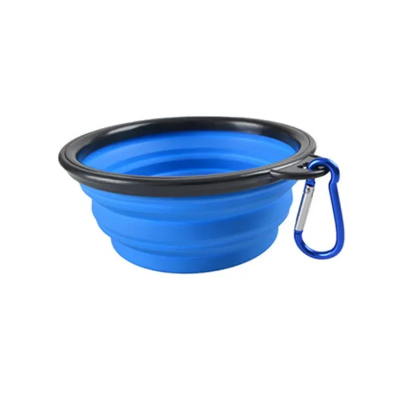 Gamelle portable pliable en silicone pour chien et chat, idéale pour voyage et extérieur 11