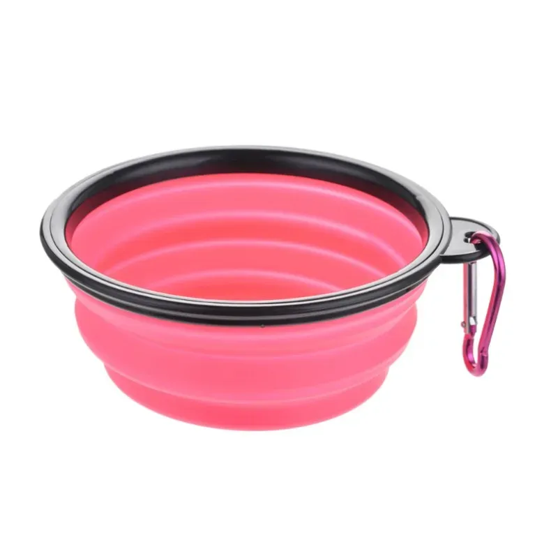 Gamelle portable pliable en silicone pour chien et chat, idéale pour voyage et extérieur 9