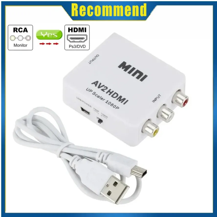Convertisseur AV vers HDMI, détail