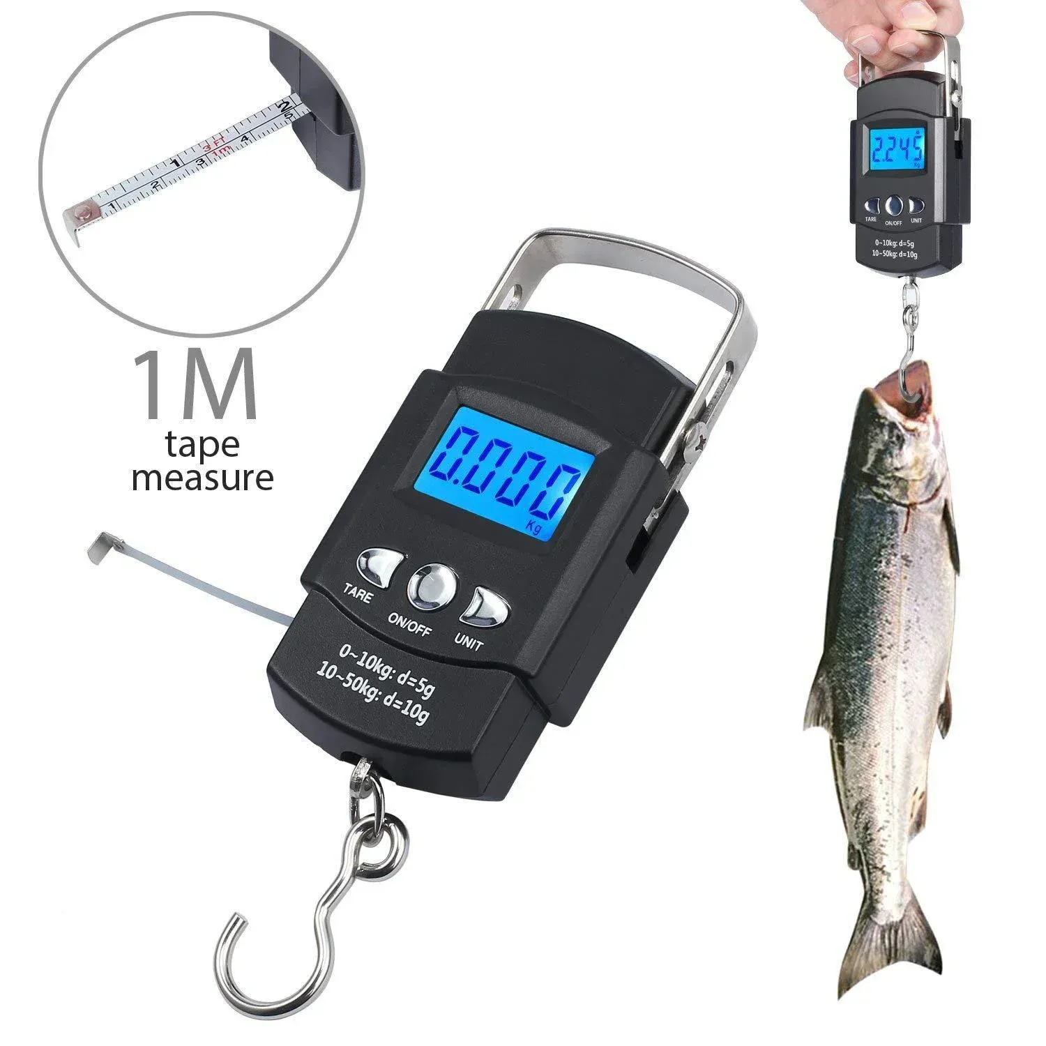 Balance de pêche en situation d'utilisation