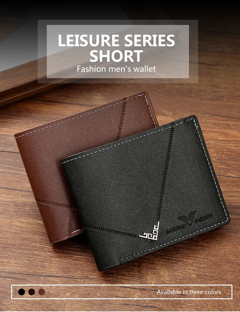 Vue principale du portefeuille slim pour homme
