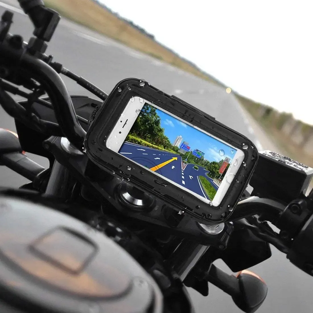 Support de téléphone étanche pour vélo et moto, étui de guidon pour iPhone 17 Pro Max, 16 et Samsung 6