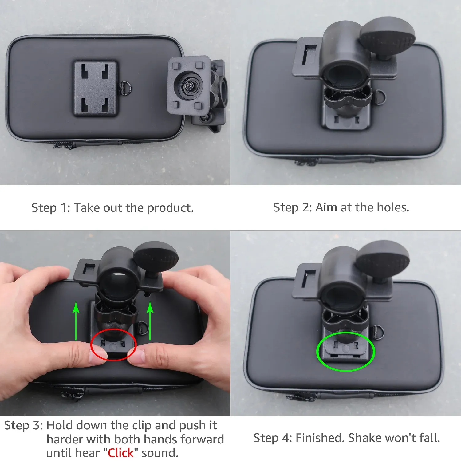 Support de téléphone étanche pour vélo et moto