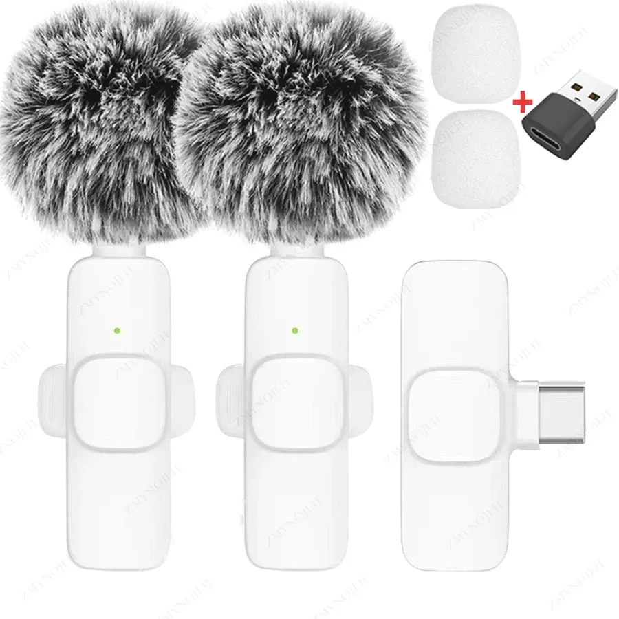 Microphone-cravate sans fil compact pour iPhone, Android, PC et caméra – Enregistrement vidéo et diffusion en direct 6