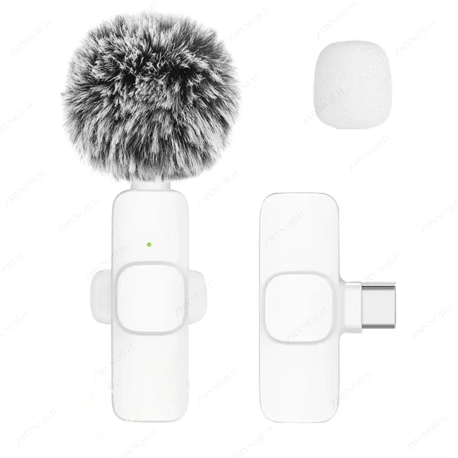 Microphone-cravate sans fil compact pour iPhone, Android, PC et caméra – Enregistrement vidéo et diffusion en direct 14